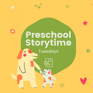 preschool storytime banner